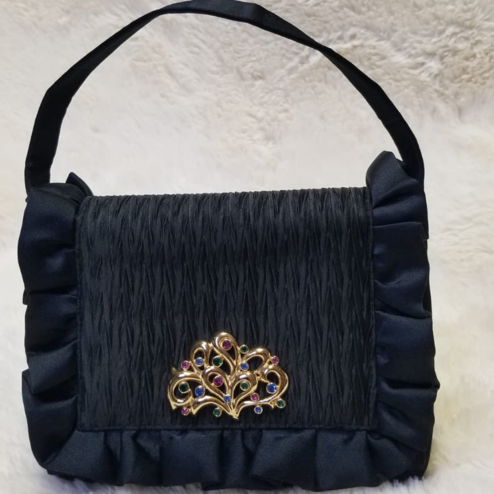 Black luxury purse
